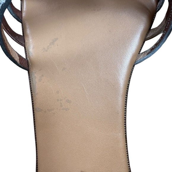 Madewell The Tracie Crisscross Slide Sandal in Snake Embossed Leather 9.5 - Picture 5 of 7